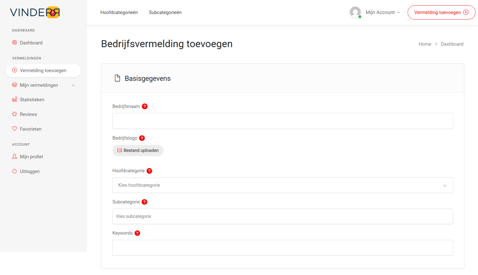 Bedrijf - Hoe werkt het? vinderr_bedrijfsvermelding_toevoegen_1
