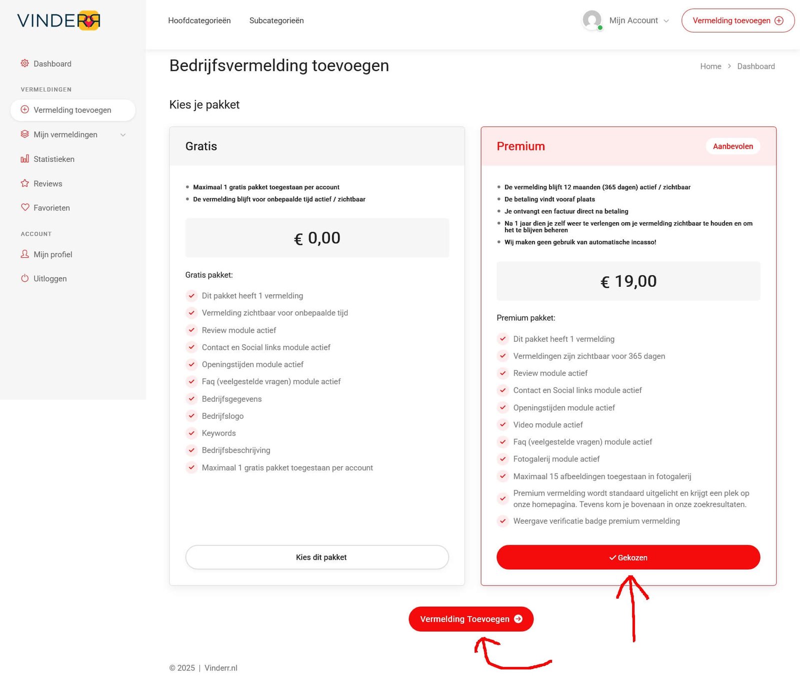 kies-pakket-bedrijfsvermelding