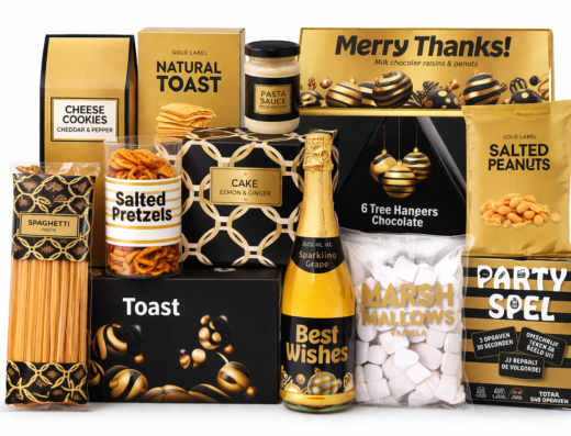 Een afbeelding van een luxe kerstpakket die verkrijgbaar is bij Kerstpakketwebshop.nl